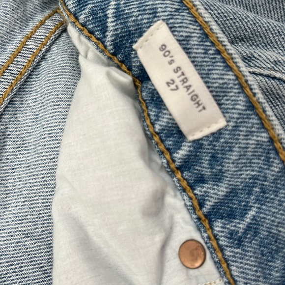 PacSun 90’s Boyfriend High Rise Distressed Jeans size 27 - Picture 4 of 7